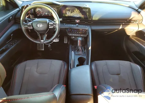 2023 Hyundai Elantra N Line z USA, uszkodzony, nr VIN KMHLR4AFXPU401440